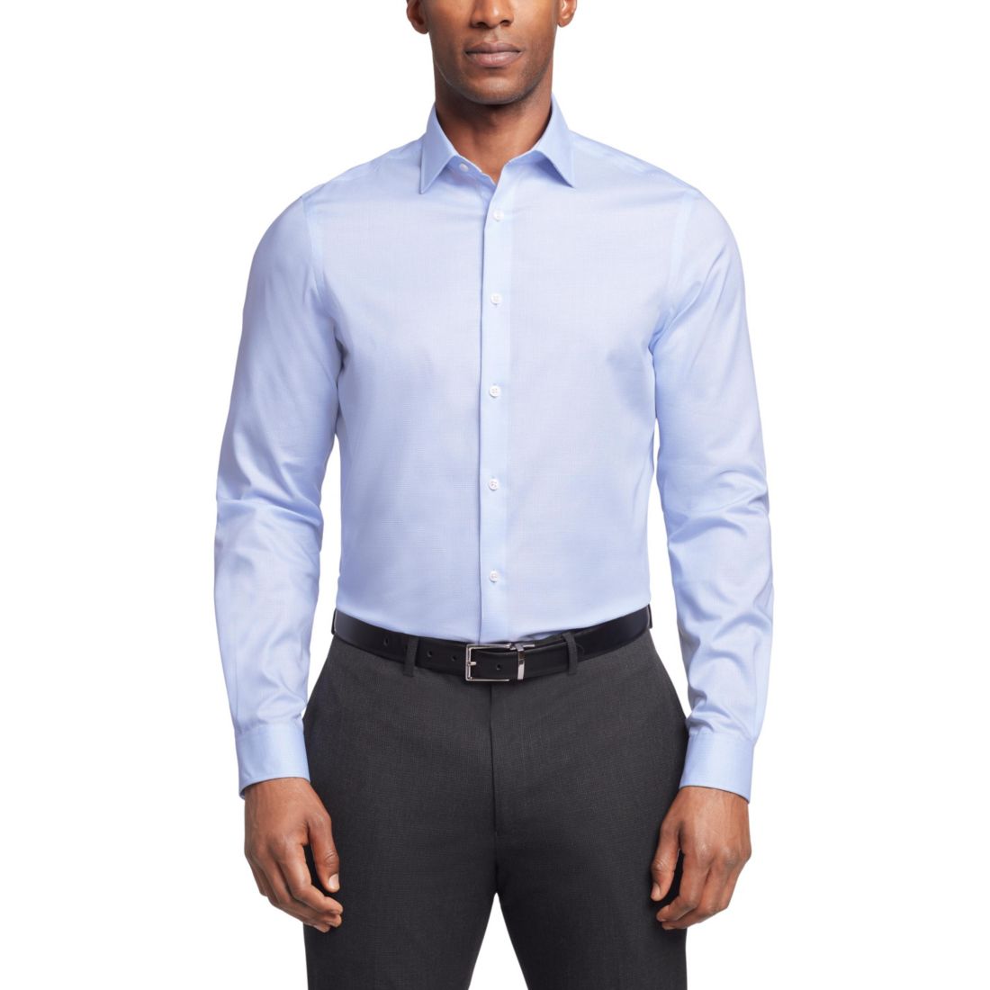 Macy*s Michael Kors Men's Regular Fit Airsoft Stretch Ultra Wrinkle Free Dress  Shirt available now at The Domain