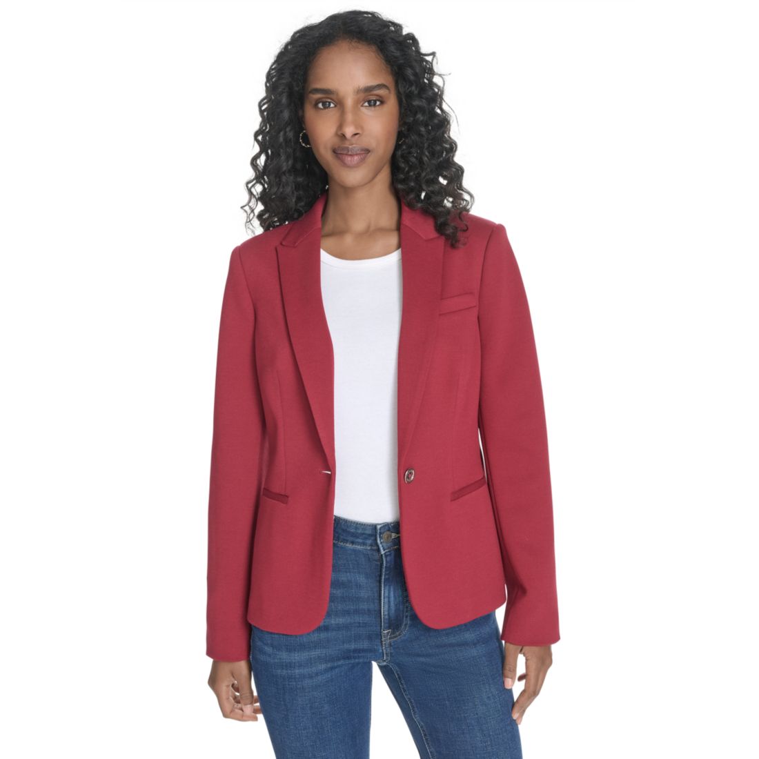 Tommy Hilfiger Women's One-Button Blazer