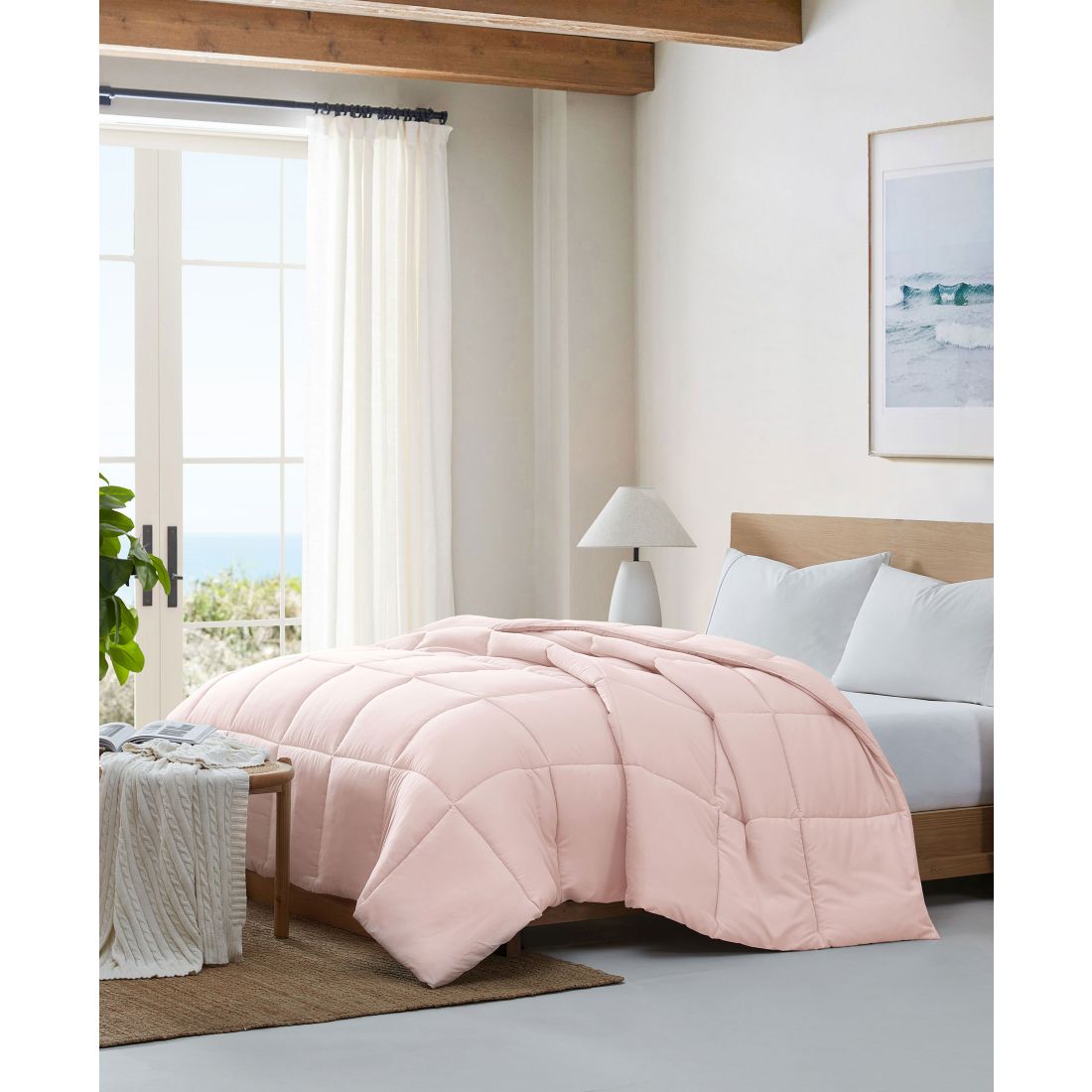 C&c California Soft Baffle Box Comforter, Twin