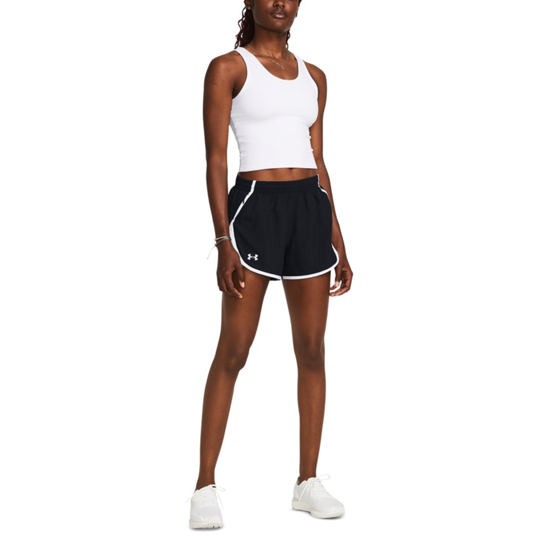 Under Armour Women's Fly By Mesh-Panel Running Shorts
