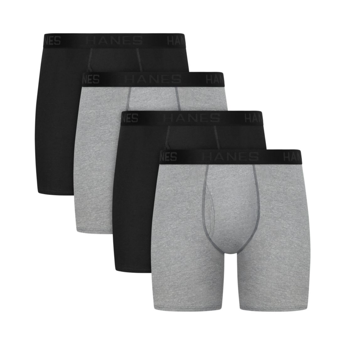 Hanes Men's Ultimate Boxer Briefs, 4-Pack