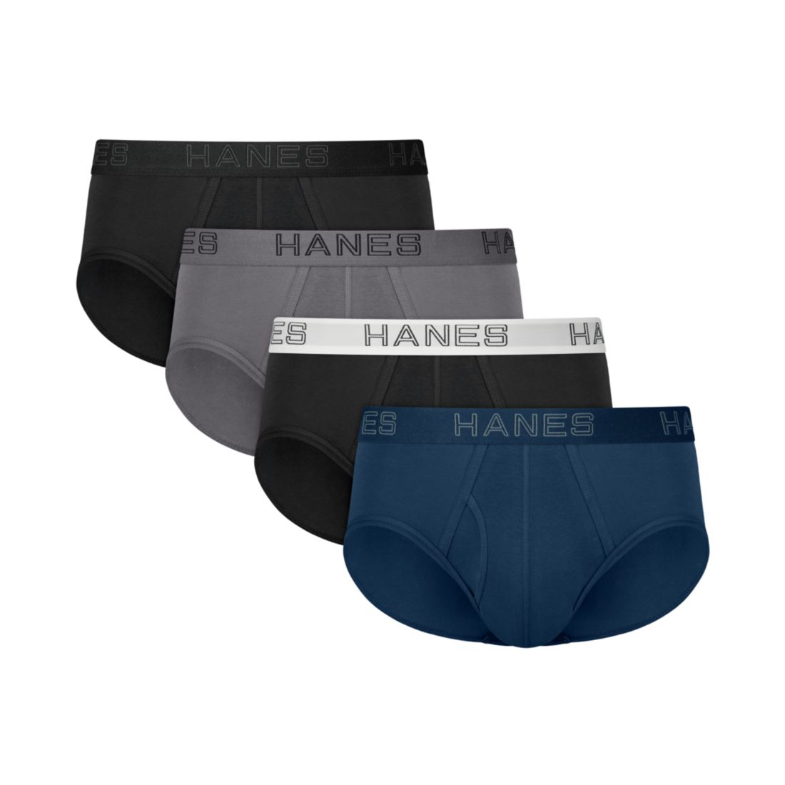 Hanes Men's Ultimate Cotton Stretch Briefs, 4-Pack