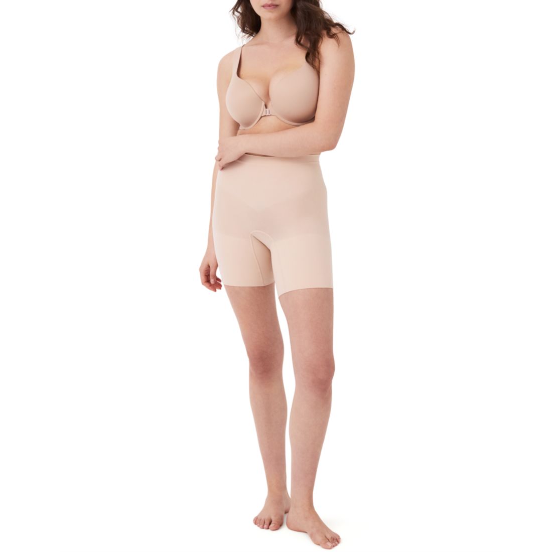 Spanx Women's Spanx sculpt Seamless Power Mid-Thigh Shorts