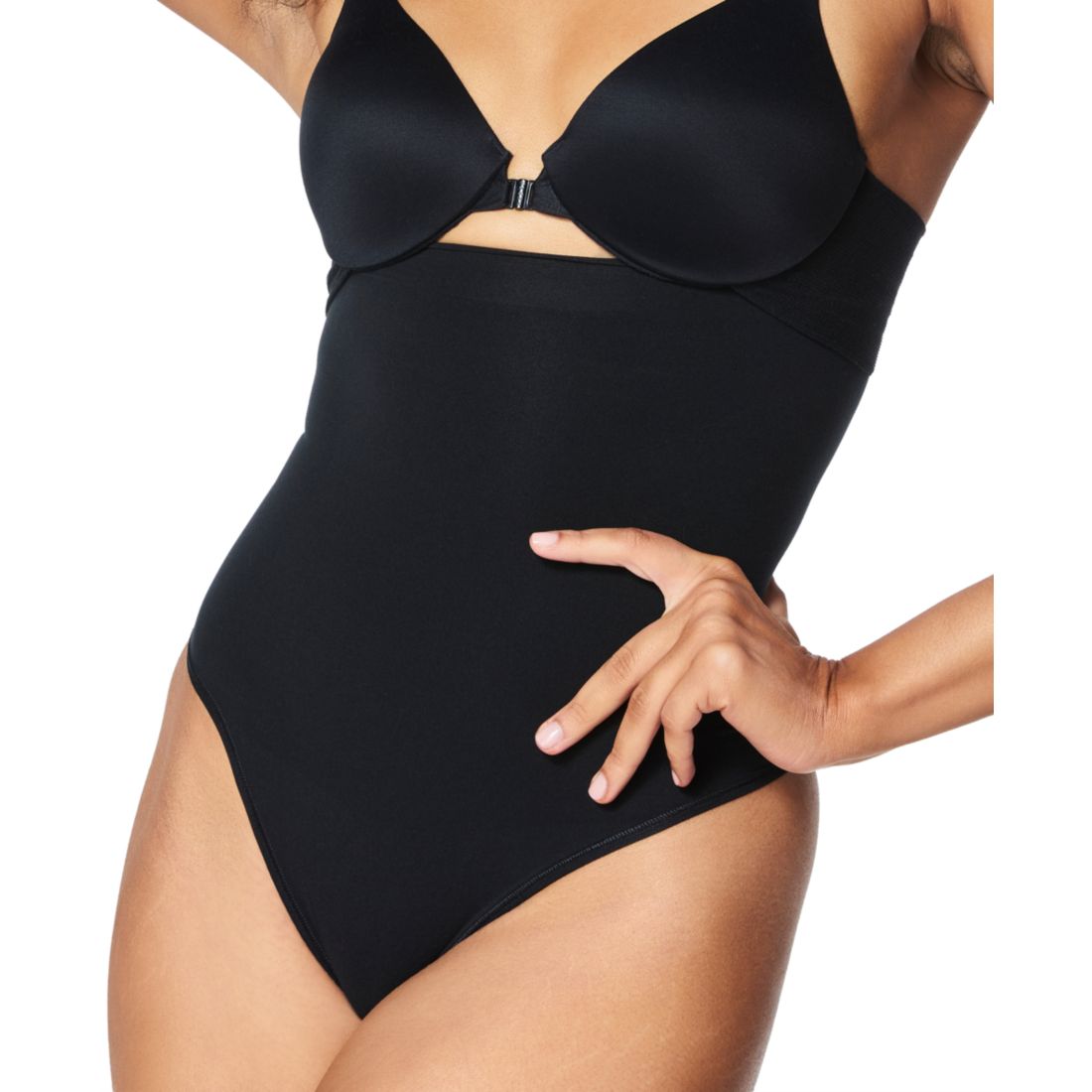 Spanx Women's Seamless High-Waisted Shaping Thong