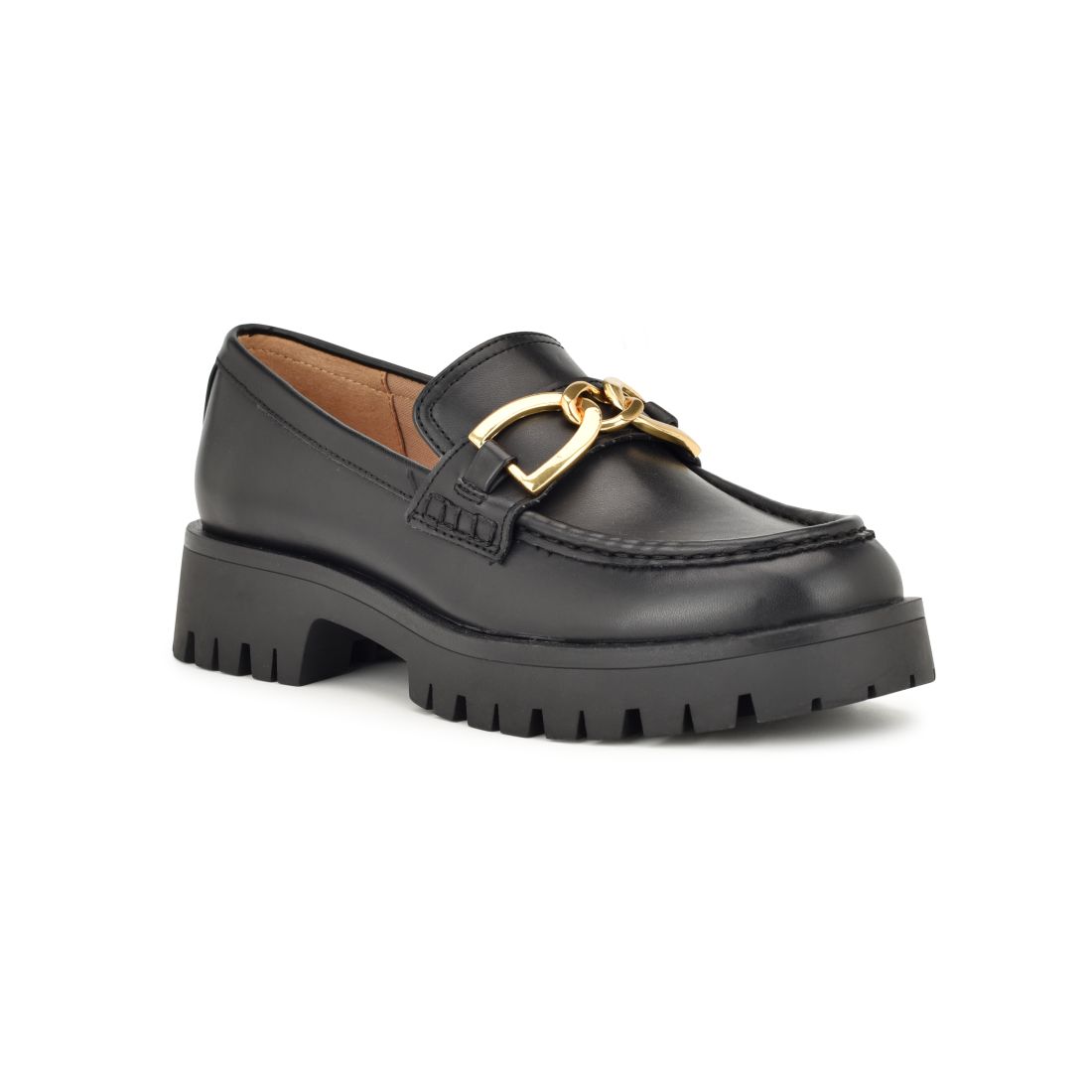 Nine West Women's Gables Chain Bit Lug Loafers