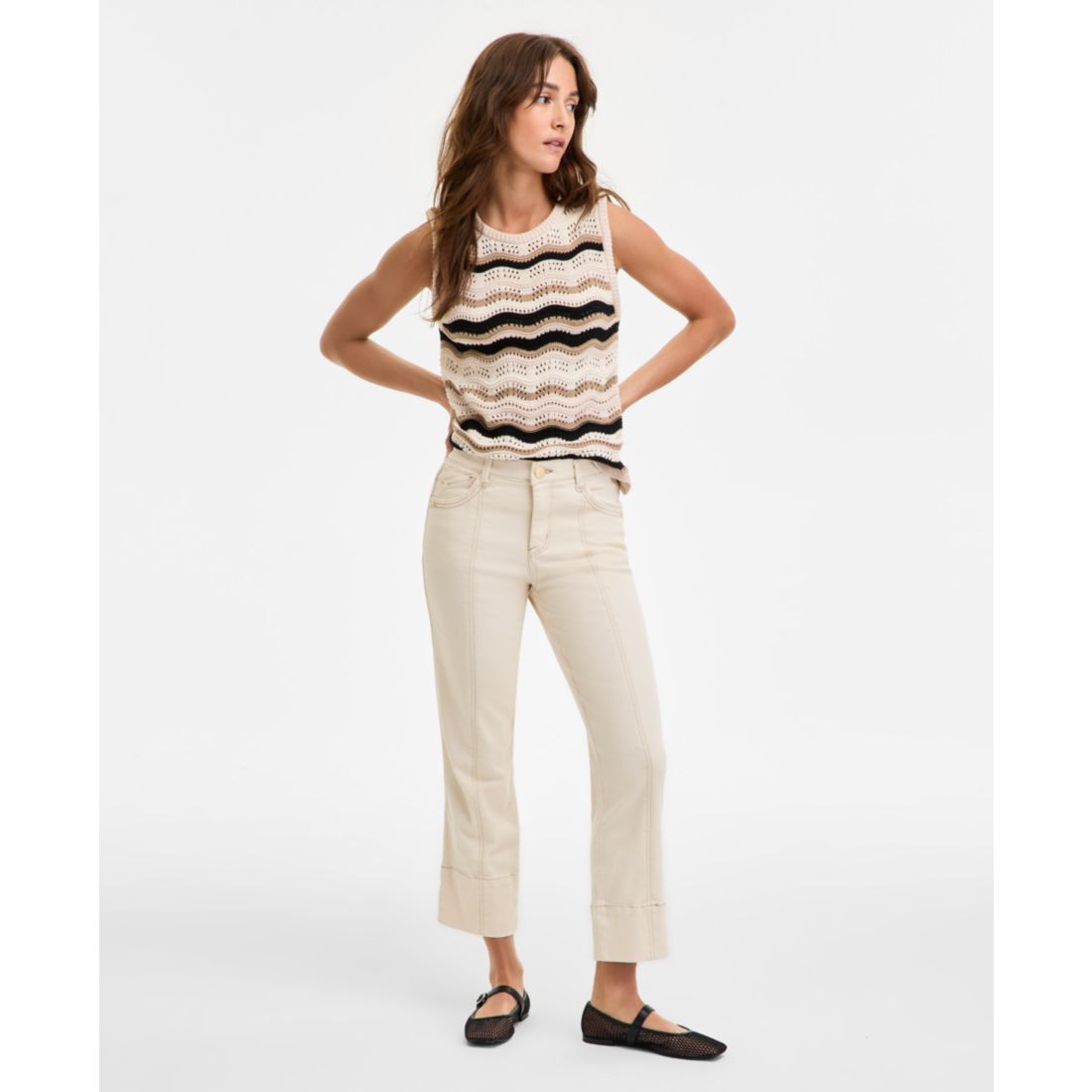 Democracy Women's "Ab" Solution High-Rise Kick-Flare Jeans