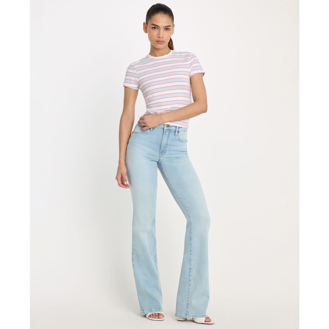 Good American Women's Classic Bootcut Jeans