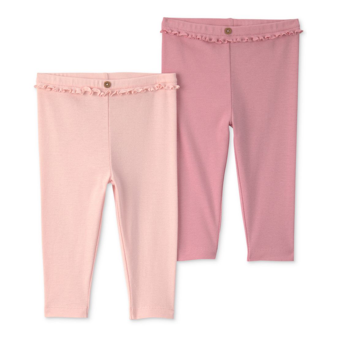 Carter's Baby Girls' and Boys' Pull-On Pants, 2-Pack