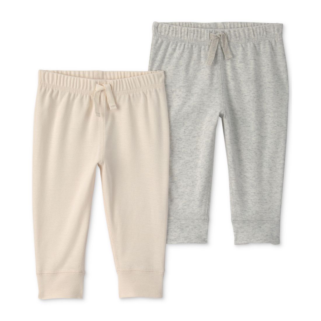 Carter's Baby Girls' and Boys' Pull-On Pants, 2-Pack