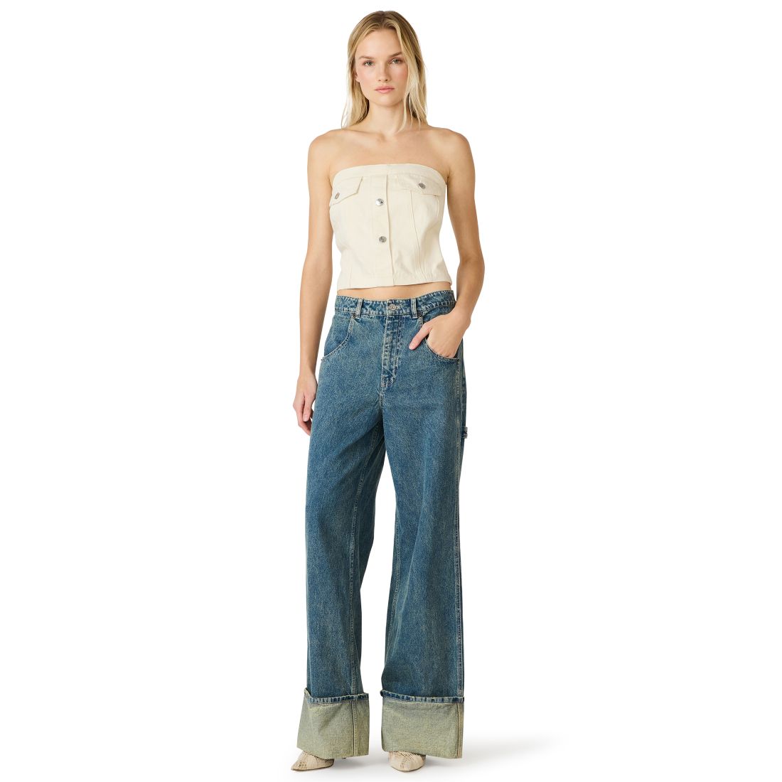 Steve Madden Women's Rietta Strapless Top