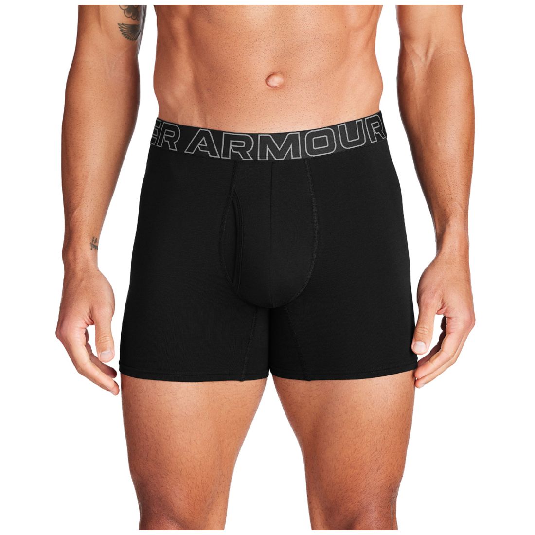Under Armour Men's Performance Solid 6" Boxer Briefs - 3-pack