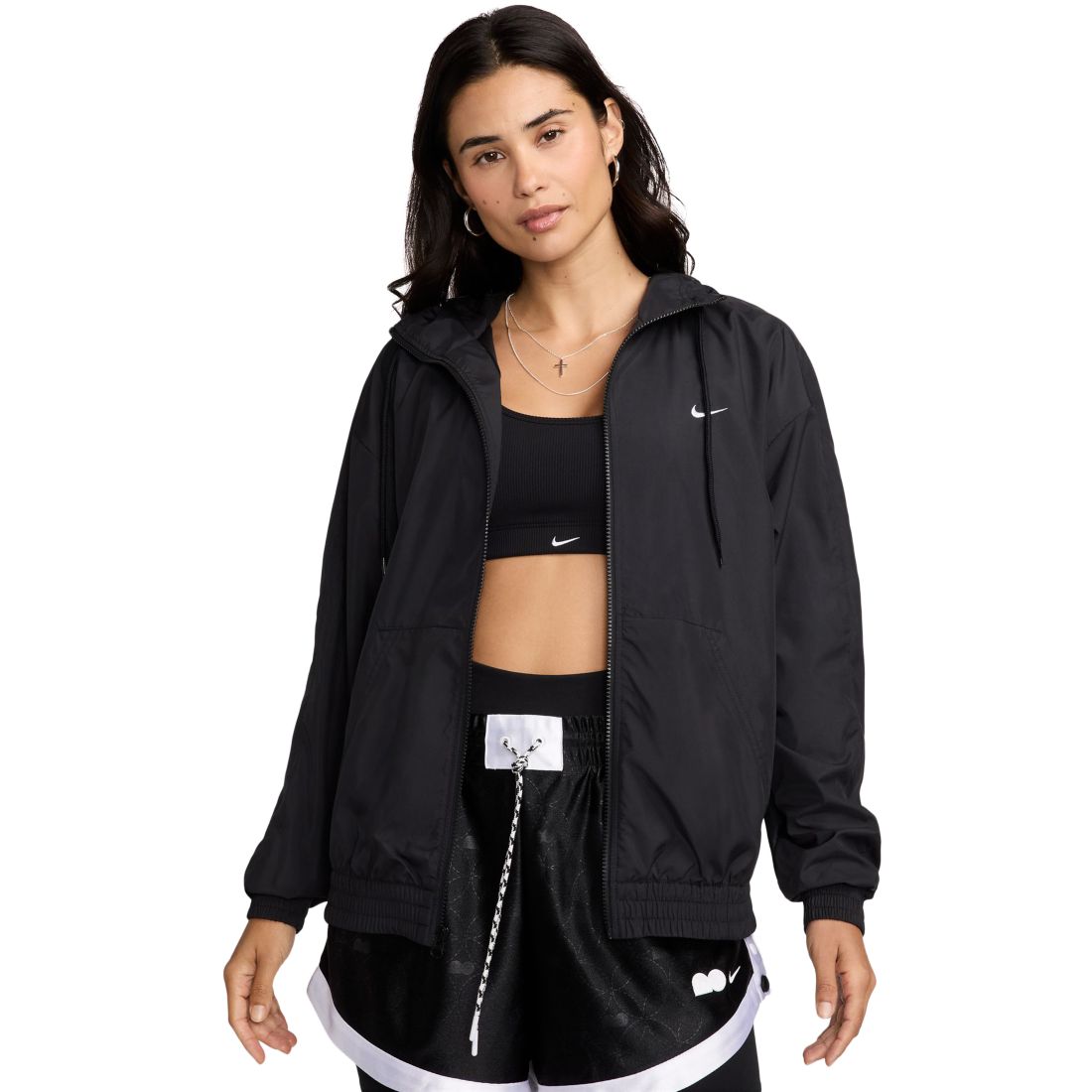 Nike Women's Sportswear Classic Zip-Front Hooded Jacket
