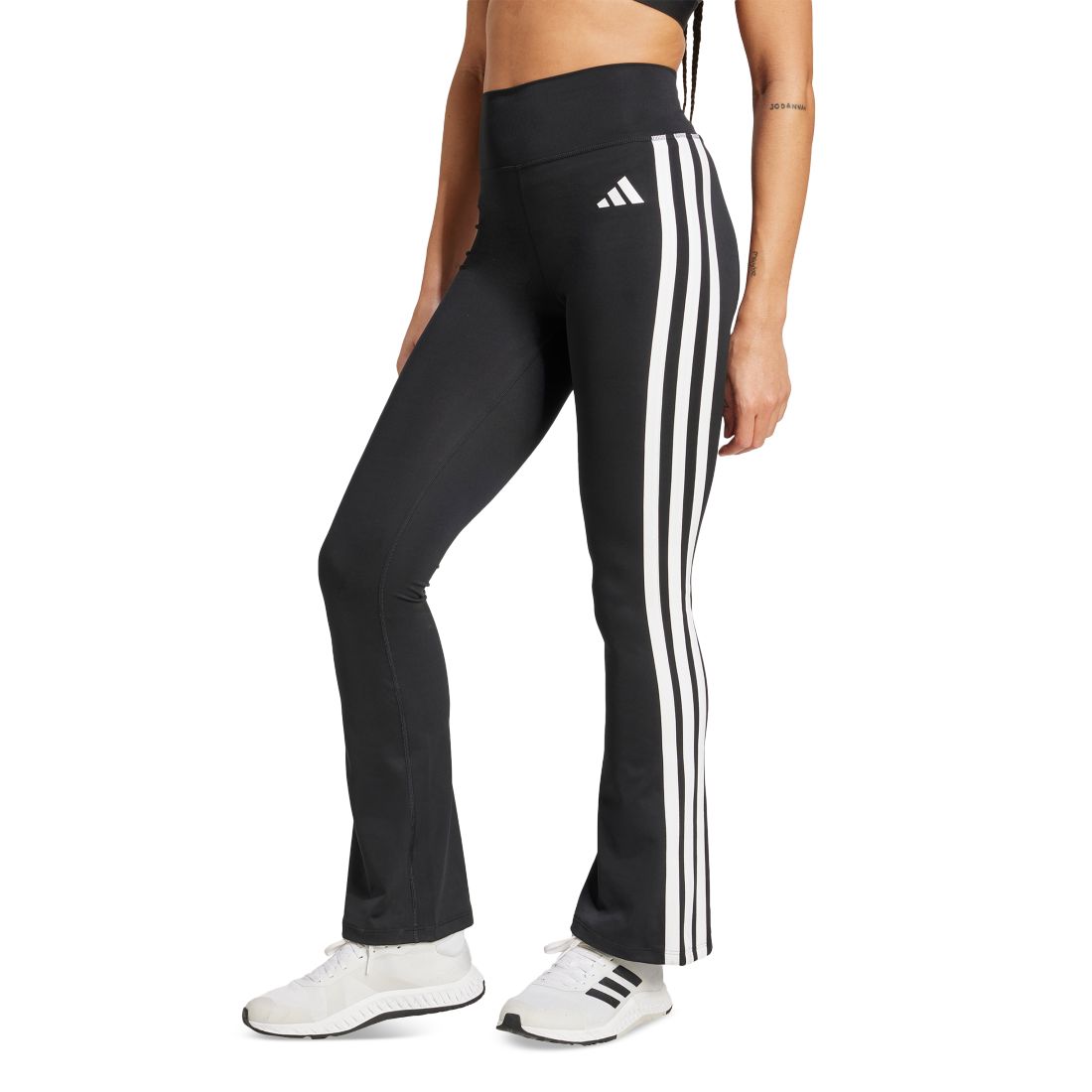 adidas Optime Essentials 3 Stripes Flared Leggings