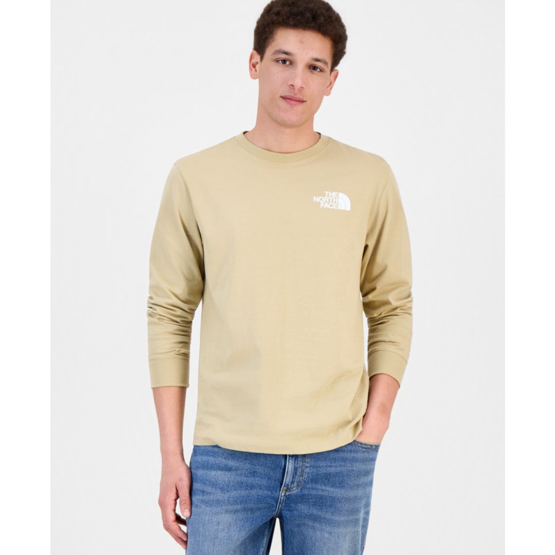 The North Face Mens The North Face Evolution Throwback Graphic Long Sleeve Tee