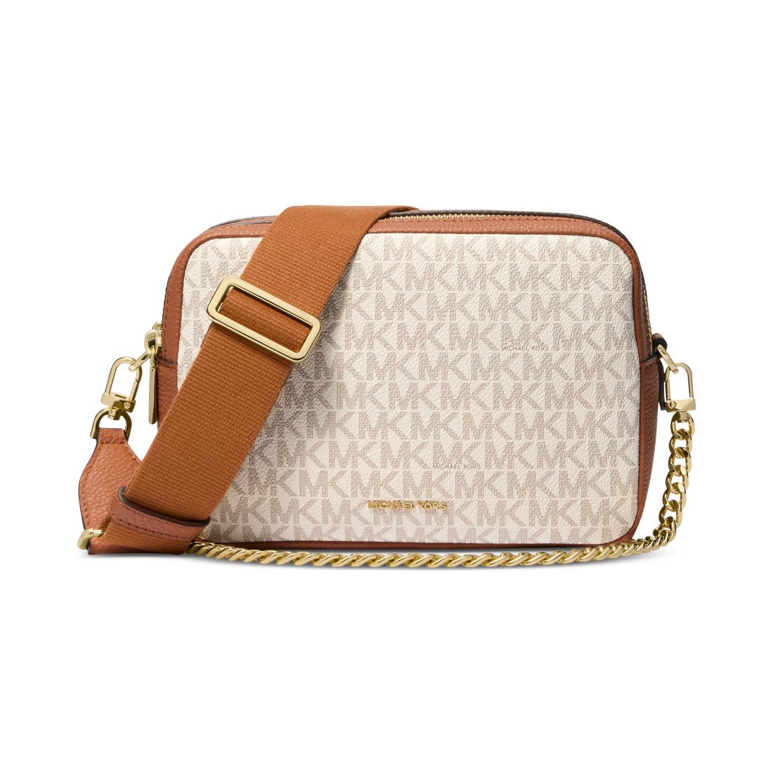Michael Kors Michael Michael Kors Bryant Medium Double Zip Chain Camera Crossbody