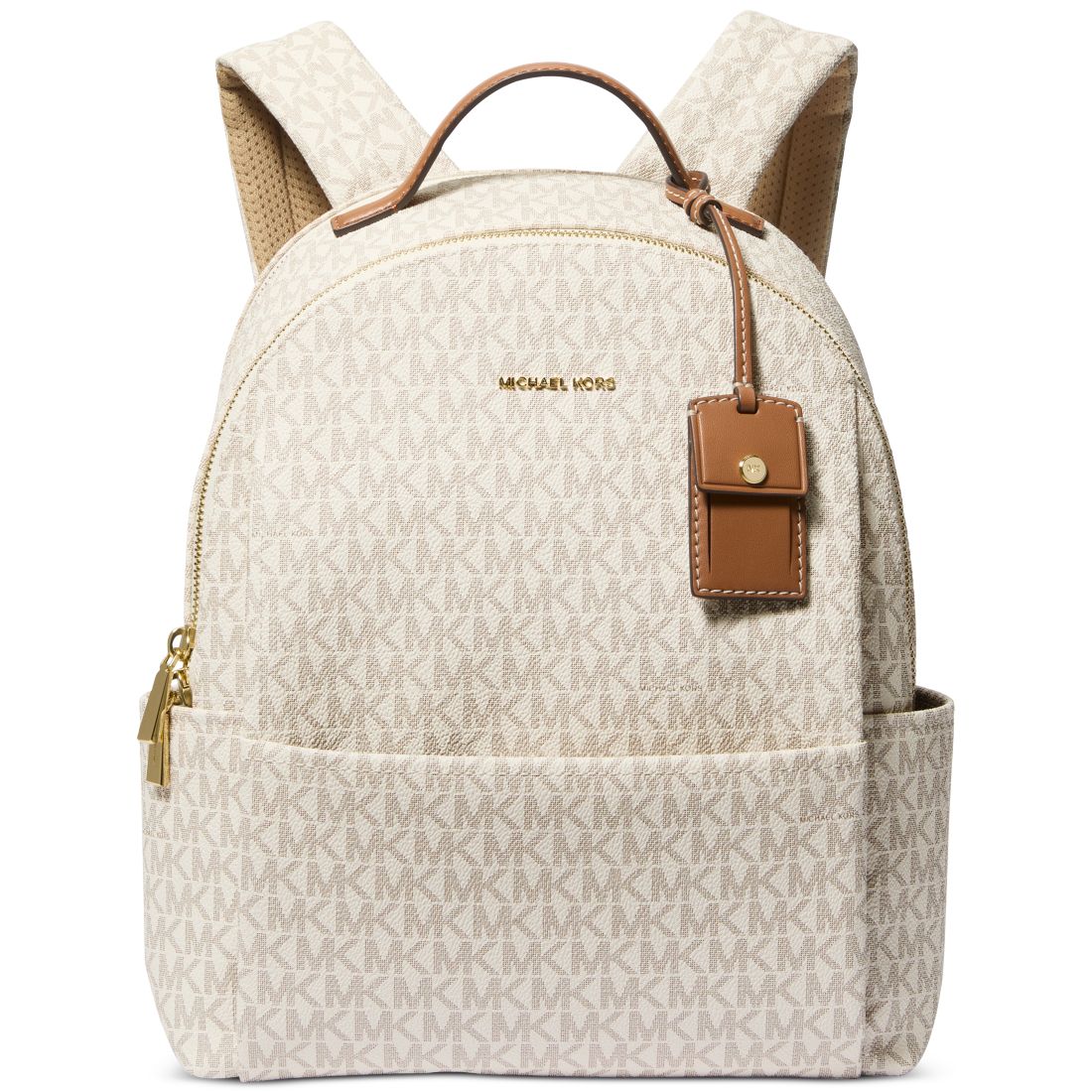 Michael Kors Sable Medium Signature Logo Backpack