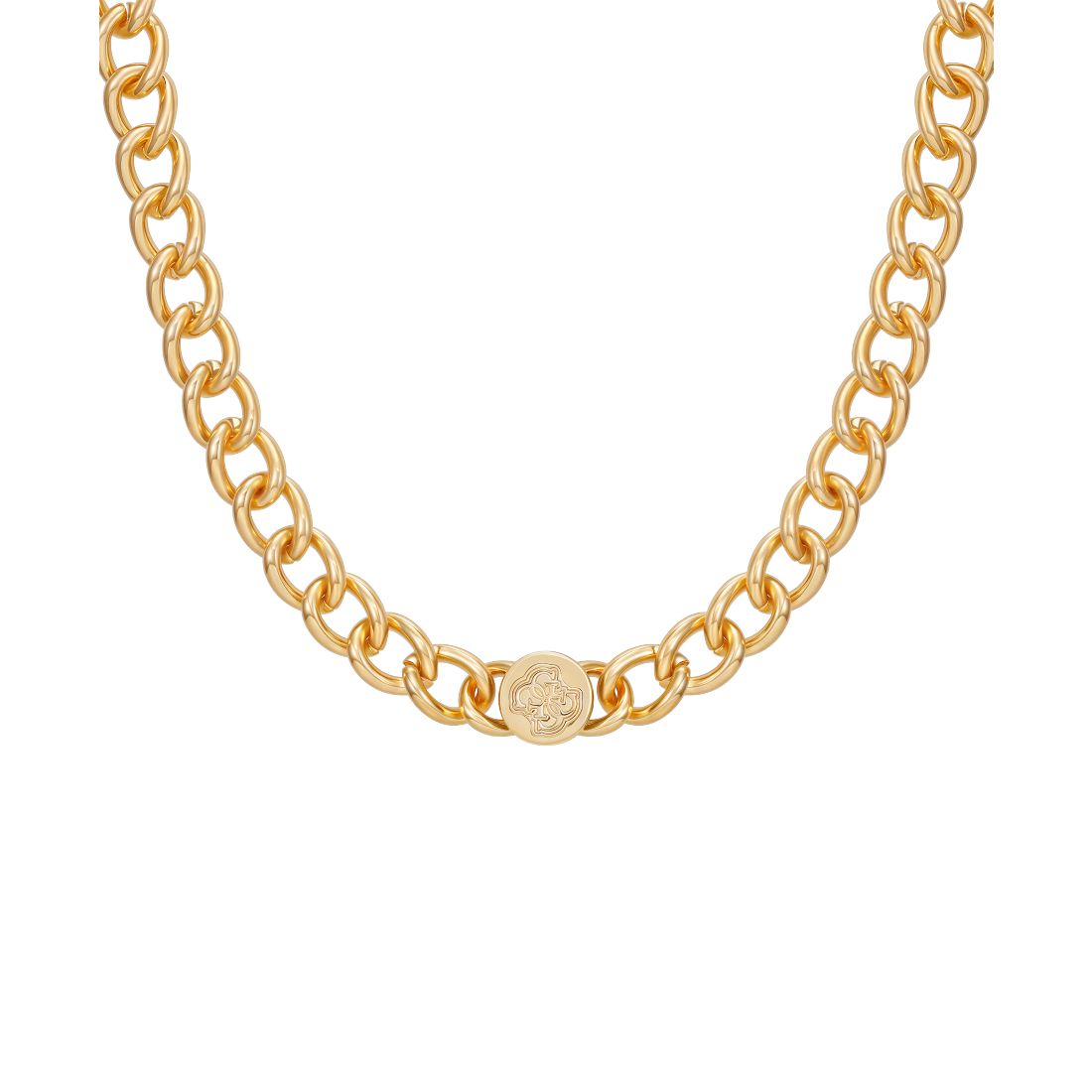 Guess Gold-Tone G Pendant Necklace