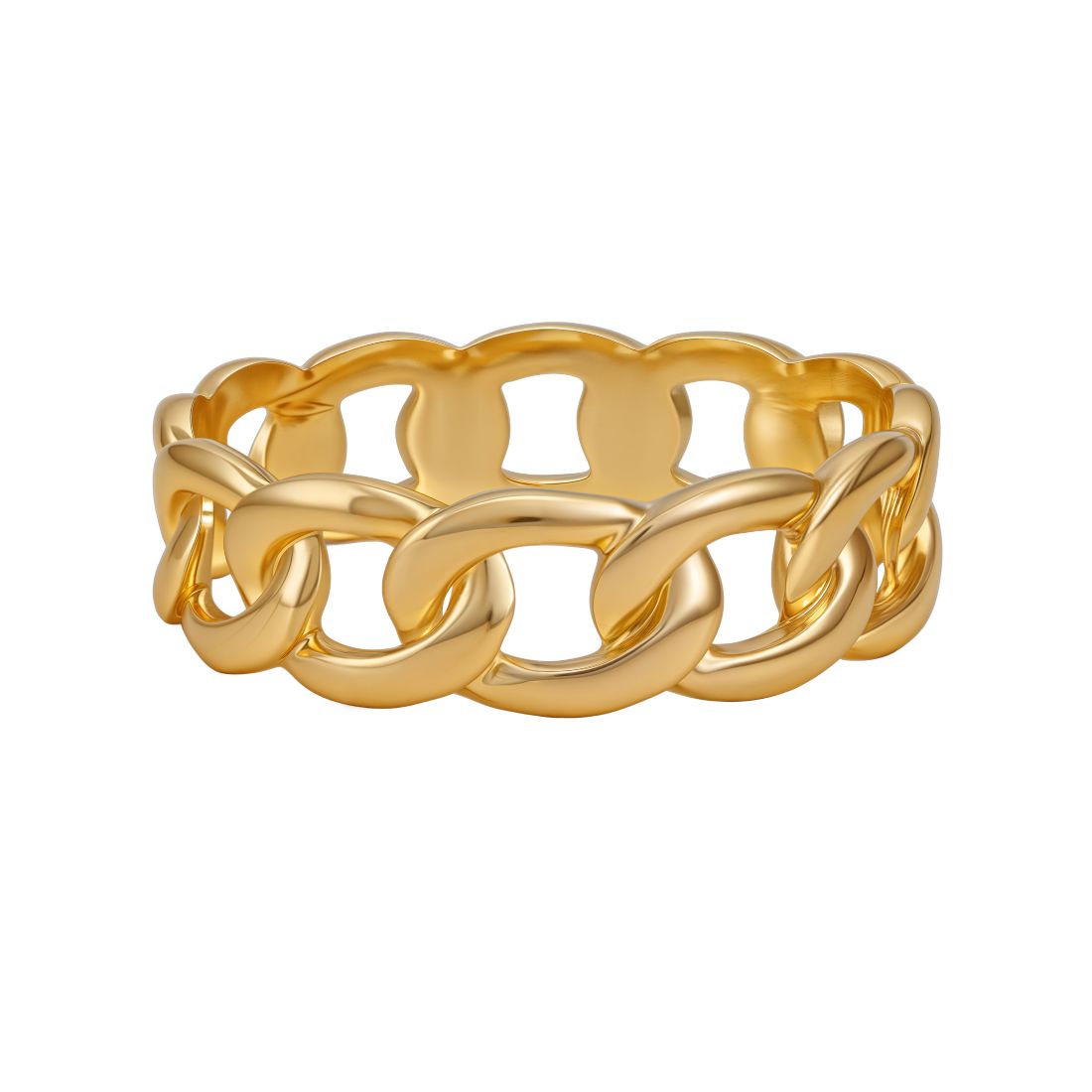 Guess Gold-Tone Plated Bangle Bracelet