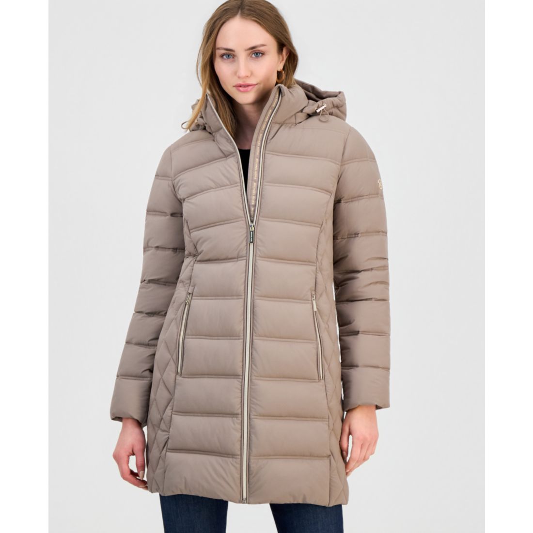 Michael Kors Women's Hooded Packable Puffer Coat, Created for Macy's