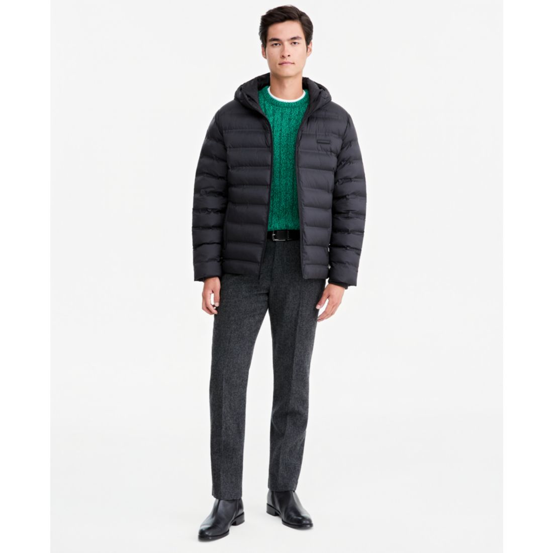 Calvin Klein Men's Hooded Packable Jacket