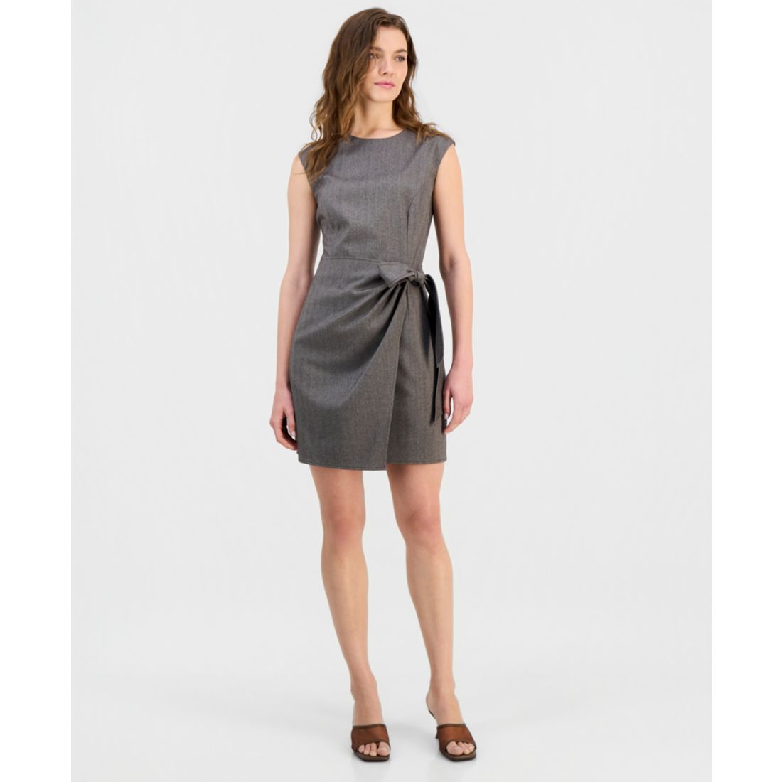 Sam Edelman Women's Tailored Side-Tie Mini Dress