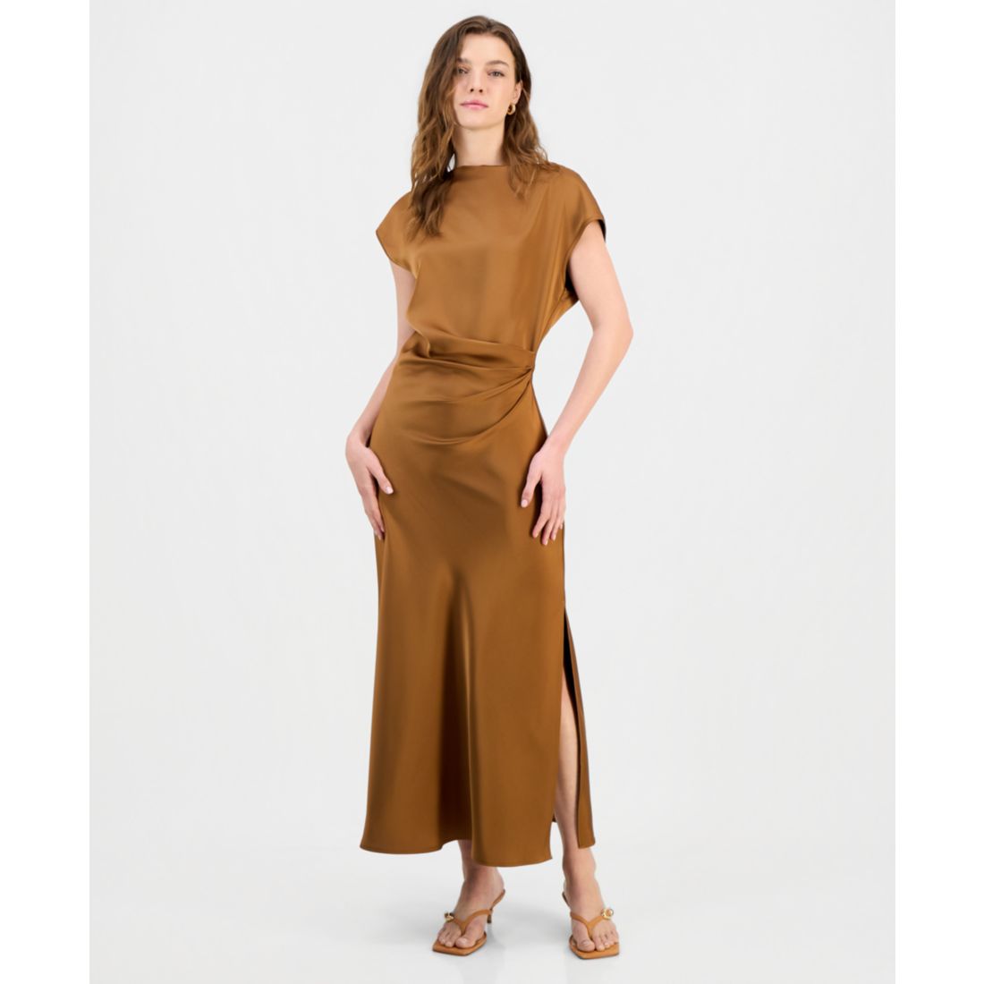 Sam Edelman Women's Slim Side-Cinched Maxi Dress