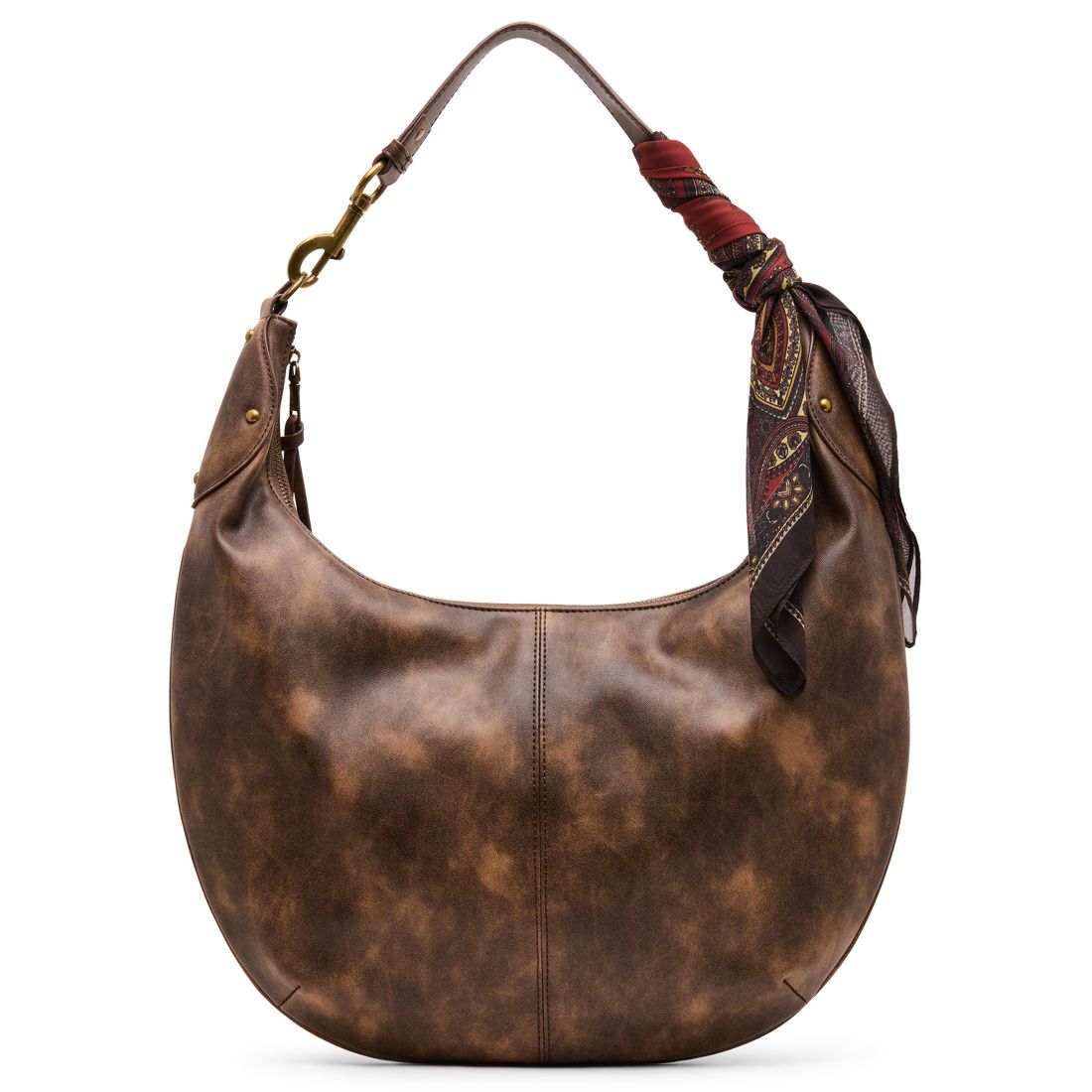 Steve Madden Olga Polyurethane Small Hobo Handbag