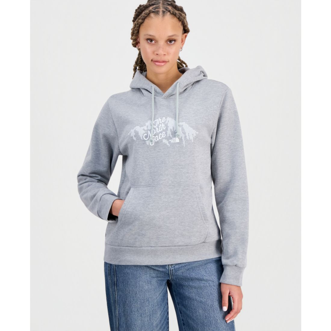 The North Face Women's Evolution Sparkle Graphic Cotton Hooded Sweatshirt