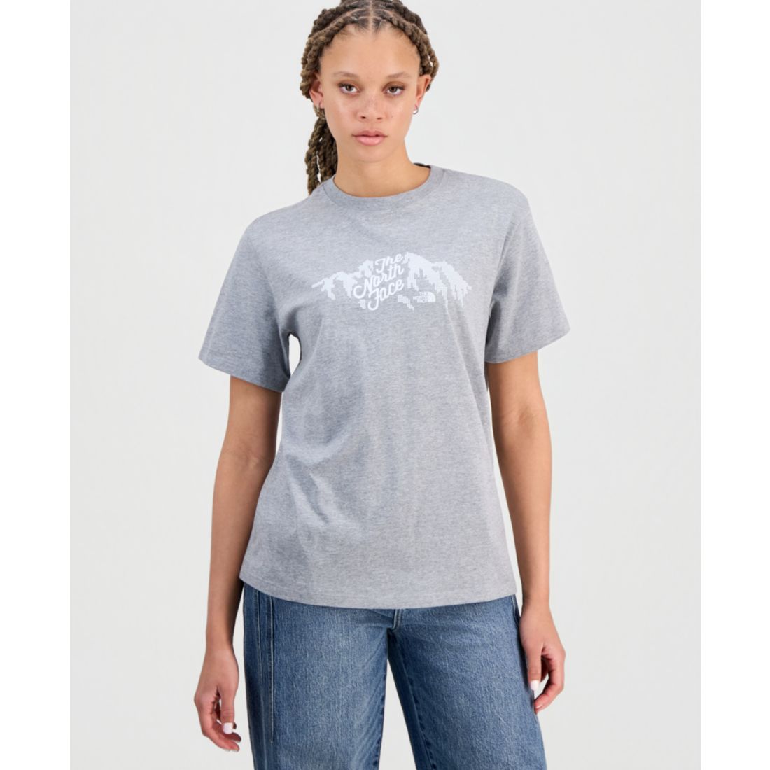 The North Face Women's Evolution Sparkle Graphic Cotton T-Shirt