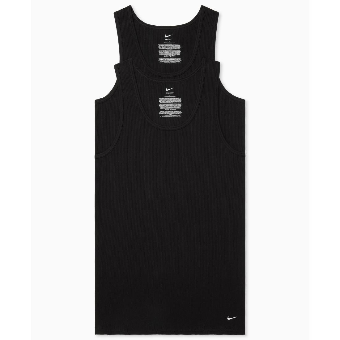 Nike Men's Essential Stretch Ribbed Tank Undershirts, 2-Pack