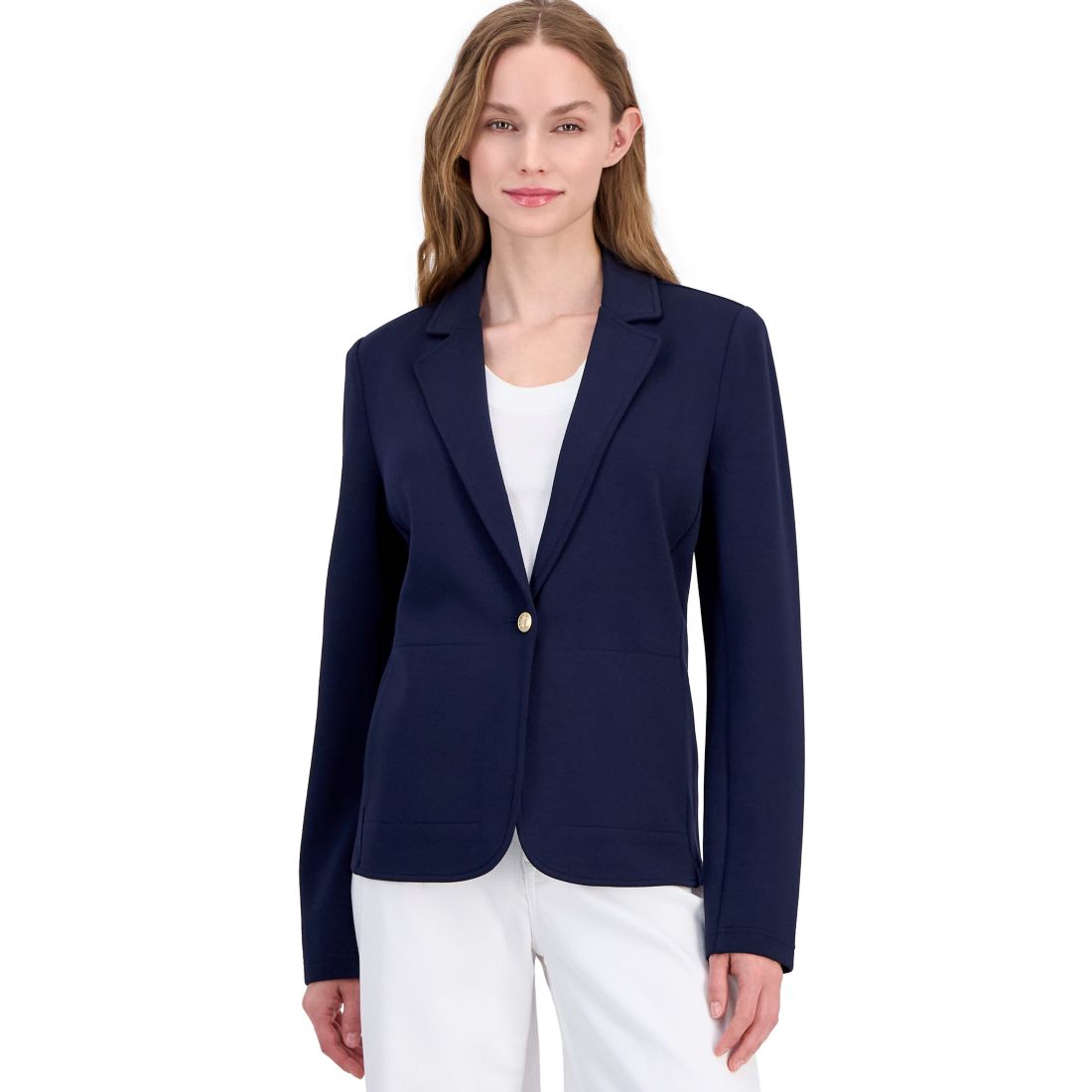 Nautica Women's Single-Button Blazer