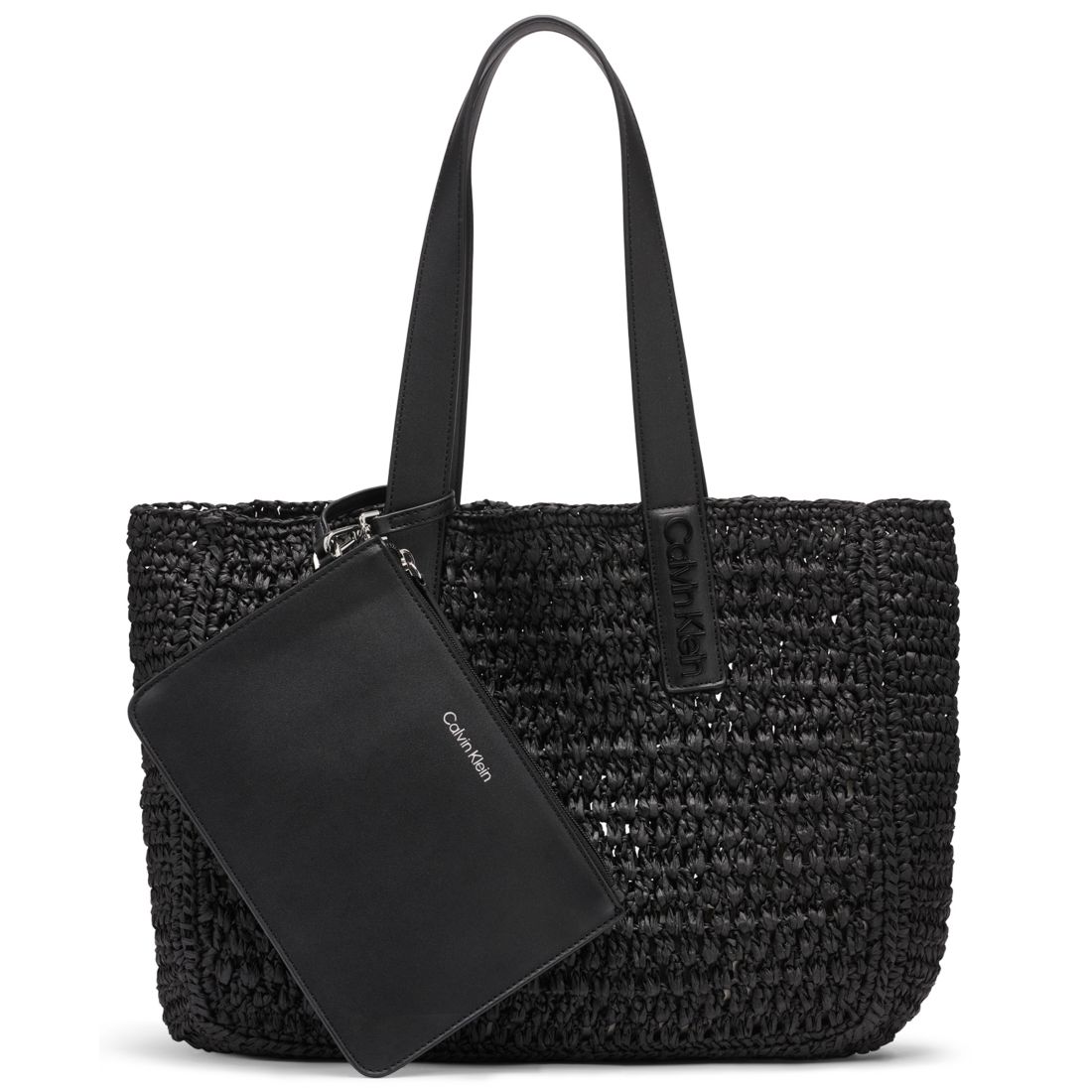 Calvin Klein Joan Extra-Large Raffia Tote Bag