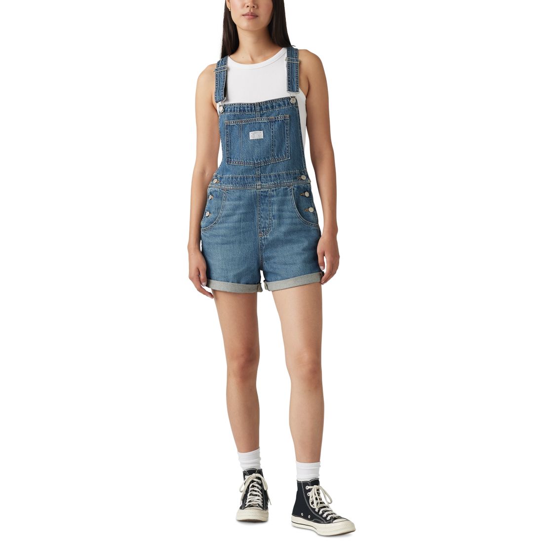 Levi's Women's Denim Cotton Romper