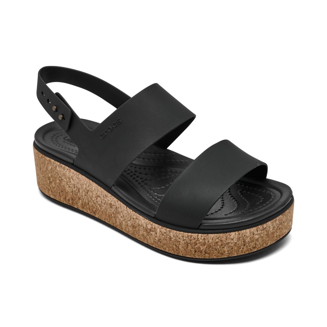 Crocs Women's Brooklyn Cork Low Wedge Sandals