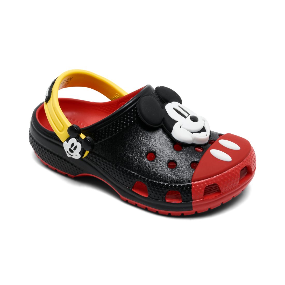 Crocs x Disney Toddler Boys Mickey Mouse Classic Clogs from Finish Line - Black, Red, Yellow