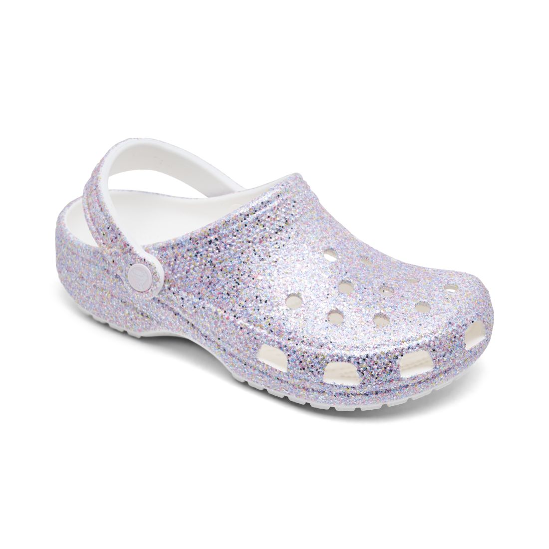 Crocs Big Girls Glitter Classic Clogs from Finish Line