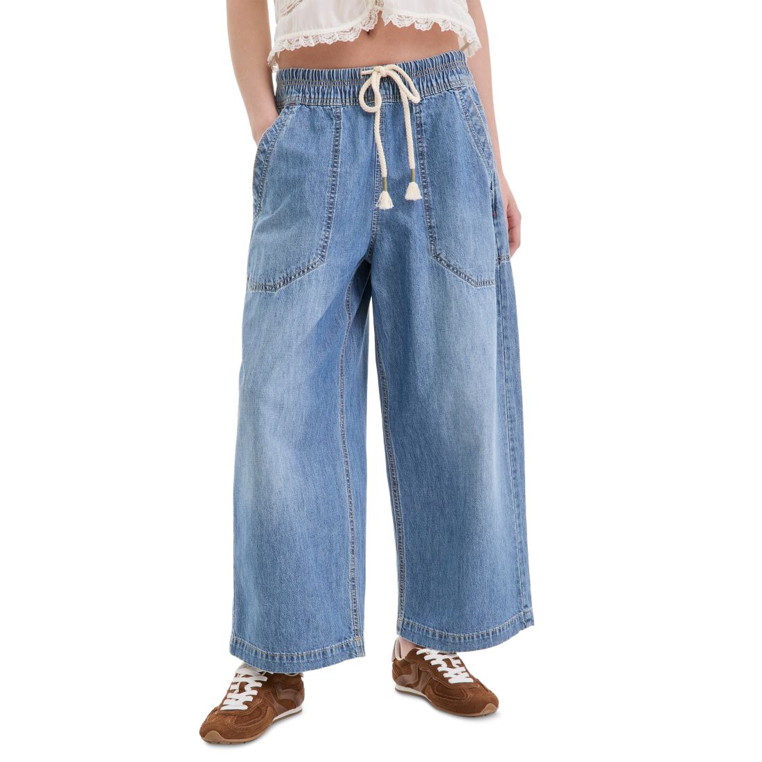 Free People Women's Easy Peasy Pull-On Jeans