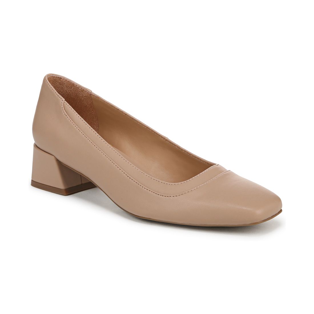 Naturalizer Women's Huntley Square Toe Block Heel Pumps