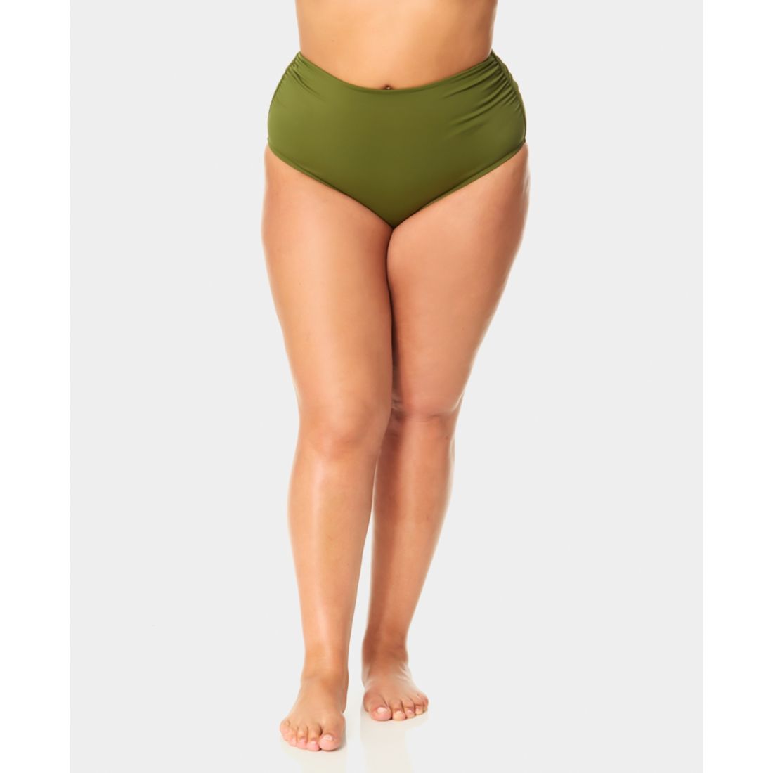 Anne Cole Plus Size High-Waist Bikini Bottoms