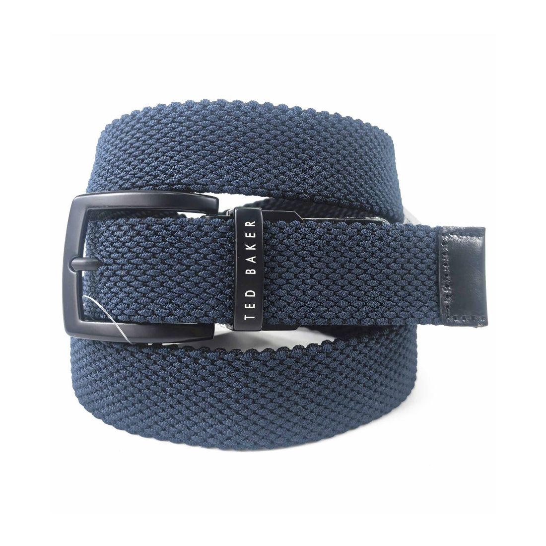 Ted Baker Men's Reversible Stretch Web Belt - Navy/ Black