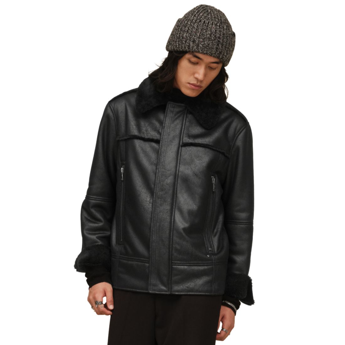 UGG Men's Thayden Luxefluff Fleece Lined Jacket