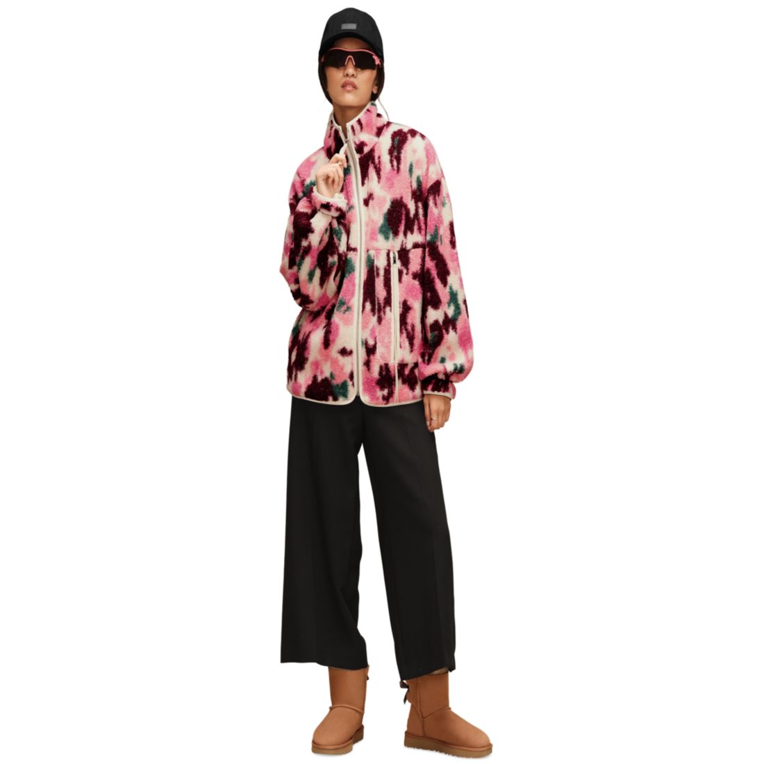 UGG Women's Full-Zip Plush Fleece Jacket