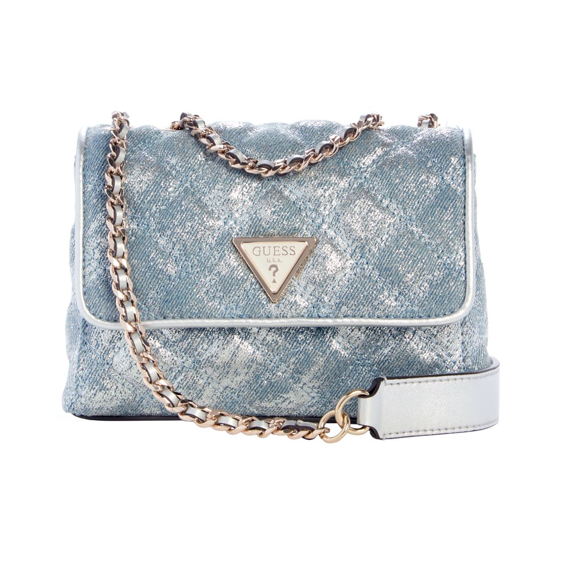 Guess Giully Ii Mini 2 Compartment Flap Bag