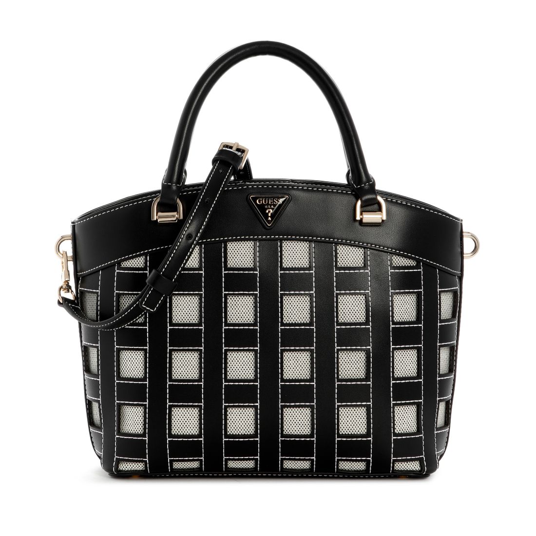 Guess Frankie Small Top Handle Satchel Handbag