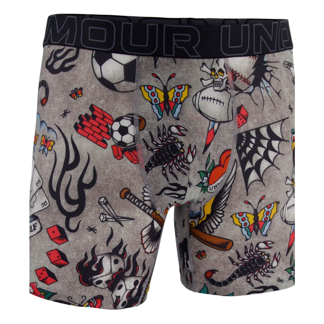 Under Armour Men's Printed Performance Tech Mesh 6" Boxer Briefs