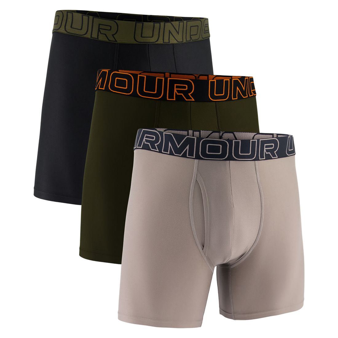 Under Armour Men's 3-Pk. Performance Tech 6" Boxer Briefs