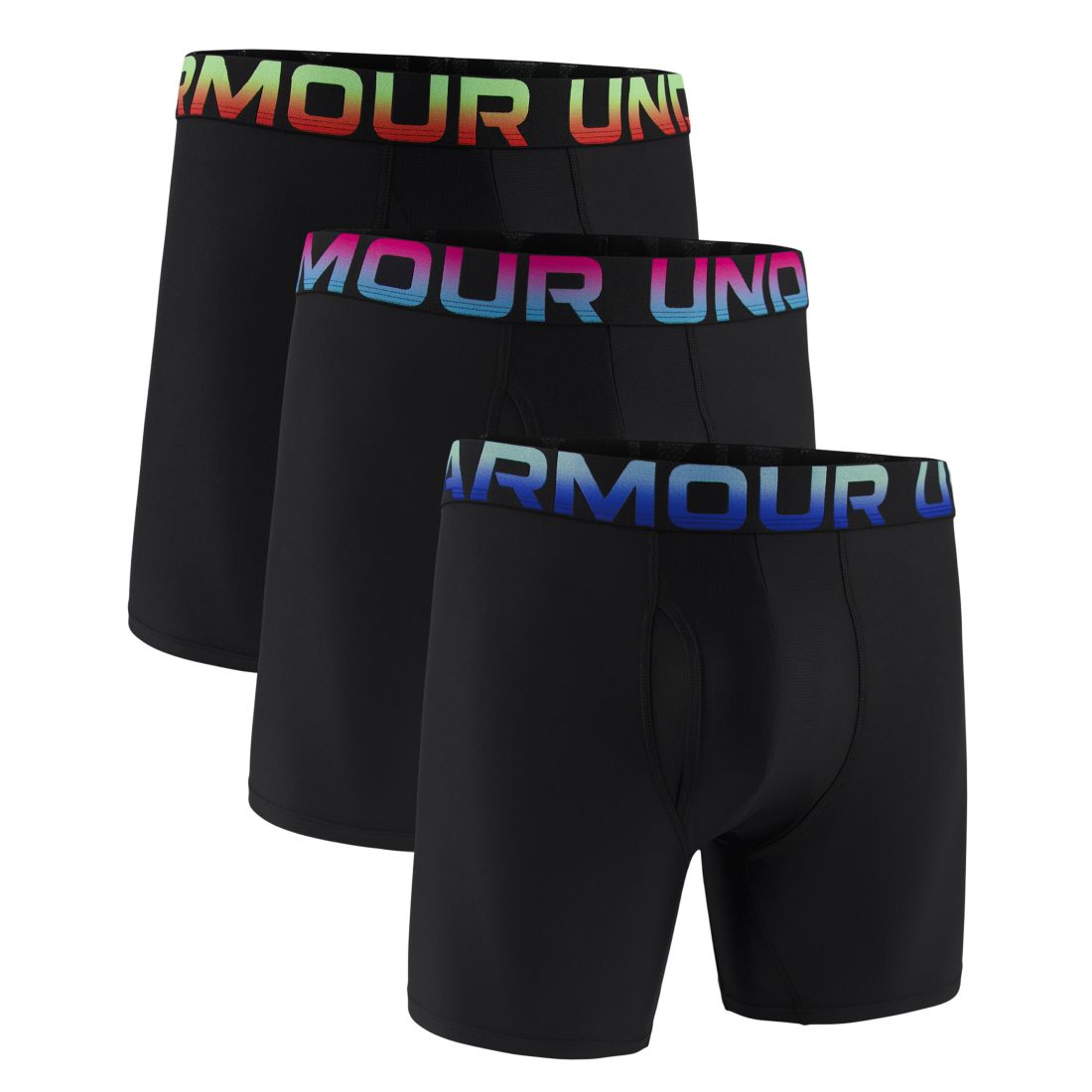 Under Armour Men's Boxerjock Performance Tech Novelty Boxer Briefs, 3-Pack