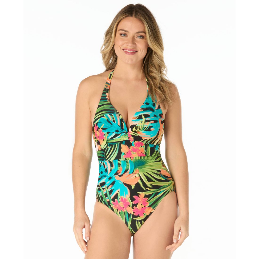Coco Reef Women's V-neck Pull-On Swimsuit