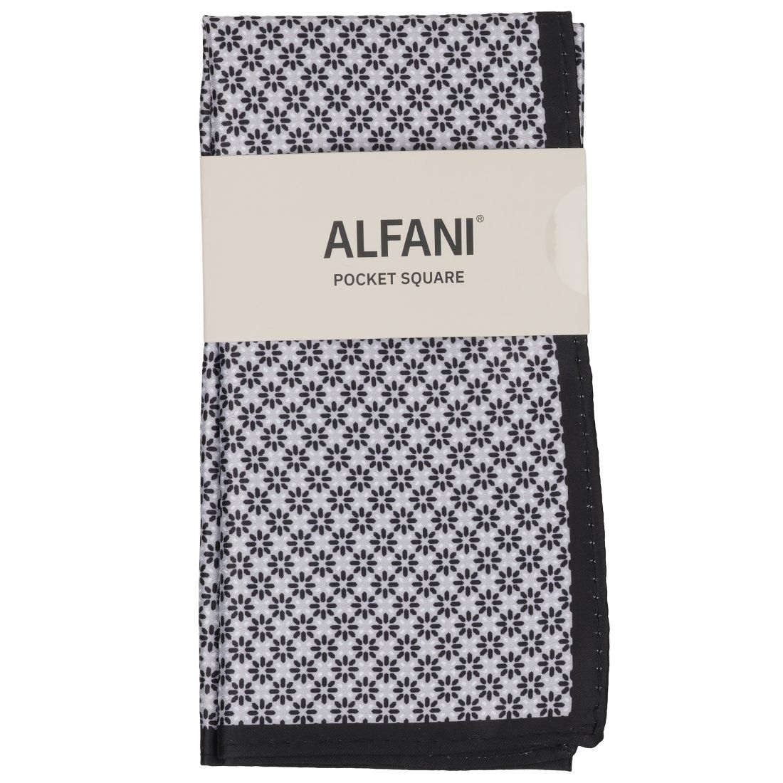 Alfani Men's Wells Geometric Pattern Pocket Square, Macy's Exclusive