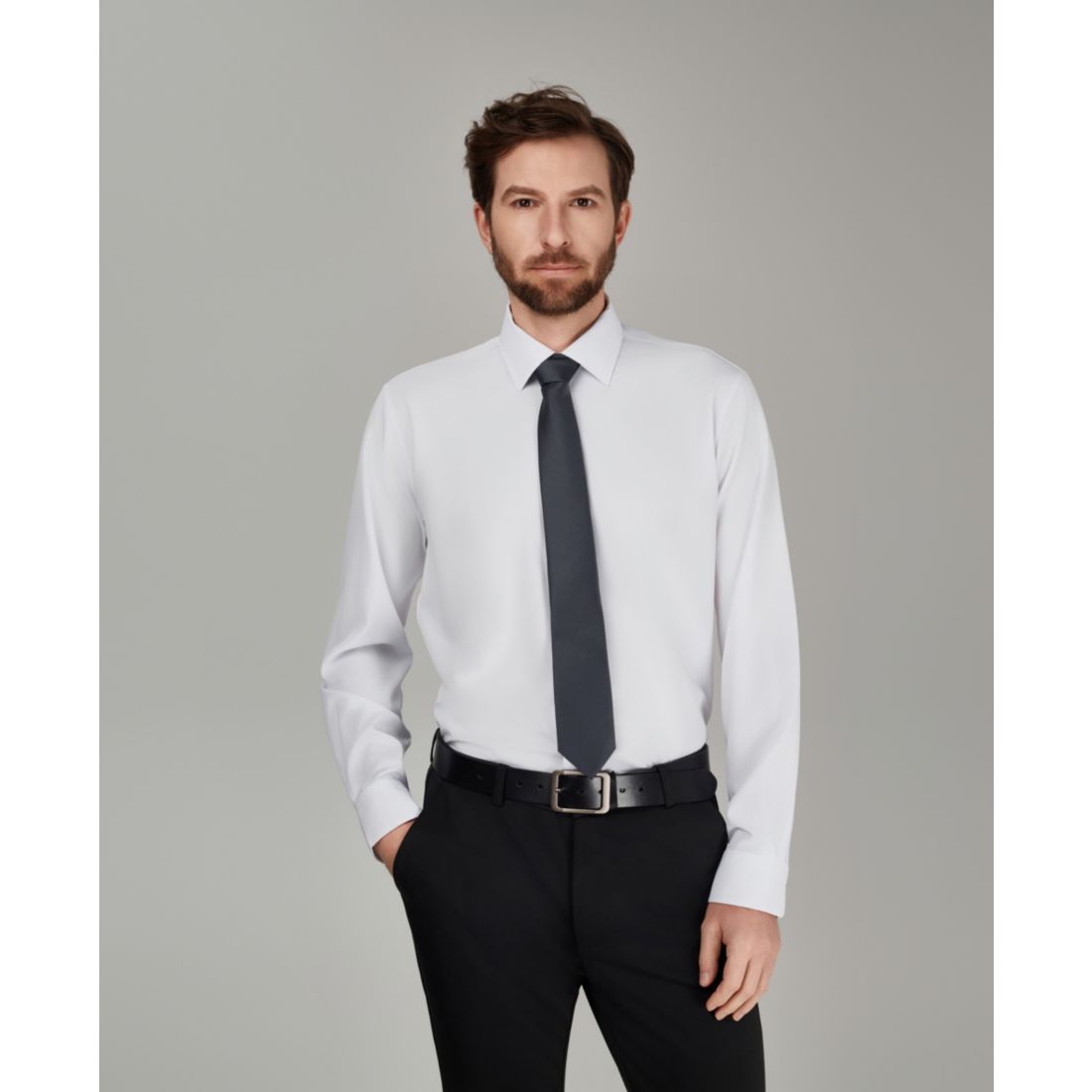 Alfani Men's Spread Collar Performance Solid Dress Shirt, Macy's Exclusive